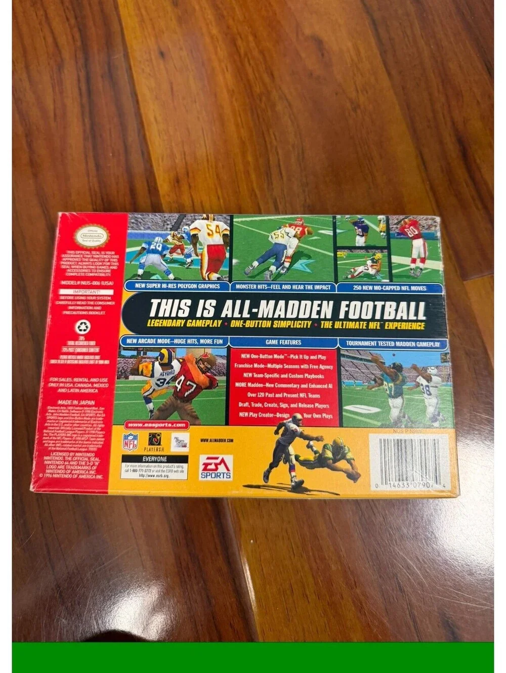 Madden NFL 2000 Nintendo 64 N64 CIB Complete In Box W Manual Authentic Tested